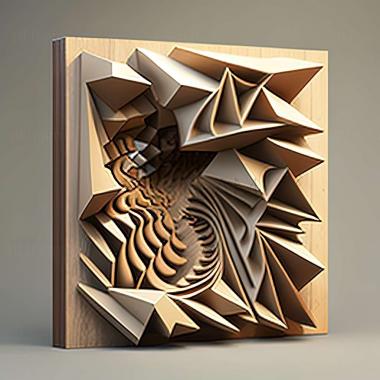 3D model abstract art (STL)